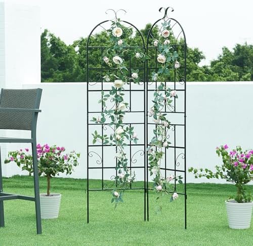 Rankgitter Metall 180 Cm Hoch