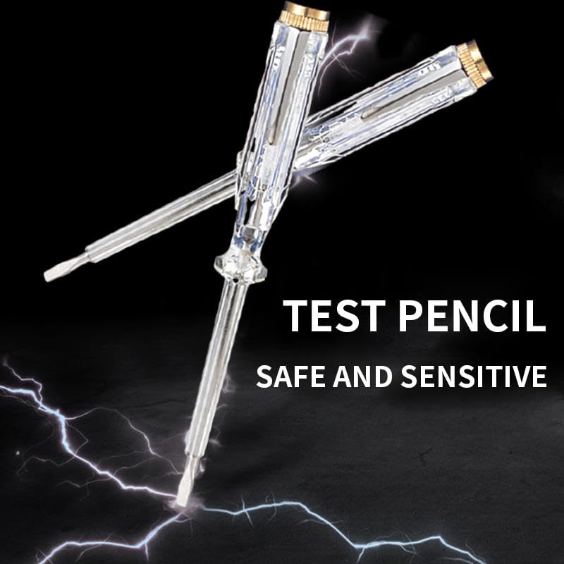 DANMI CR-V ABS Handle Test Pen | Multi-Function Household Electric Screwdriver & Voltage Tester Pen | Chrome Vanadium Durable Construction for Safe Voltage Detection & Electrical Testing 2