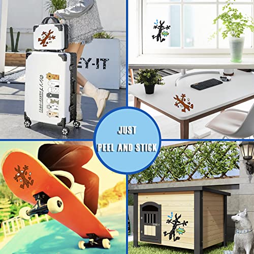 Scratch And Dent Fix Car Stickers, Funny Cartoon Coyote Splash Into Pieces, Bumper Stickers For Jeep, Van, Auto, Truck, Motorcycle, Laptop, Skateboard, Wall, Window Decals Band-Aid Stickers #TOP4