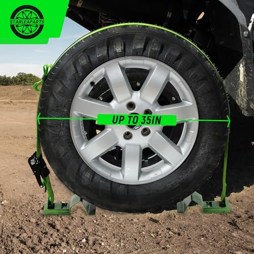 Heavy Duty Wheel Chock Tie Down Set