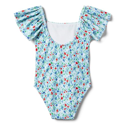 Image of Janie and Jack Girls' Floral Onepiece Swim (Toddler /Little Kids /Big Kids)
