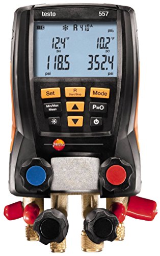 Testo 0563 1558 Digital Collecteur kit sans Sight Verre