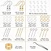 Hypoallergenic Earring Making Kit, modacraft 2000Pcs Earring Making Supplies Kit with Hypoallergenic Hooks, Earring Findings, Backs, Pins Jump Rings for Jewelry Making Supplies