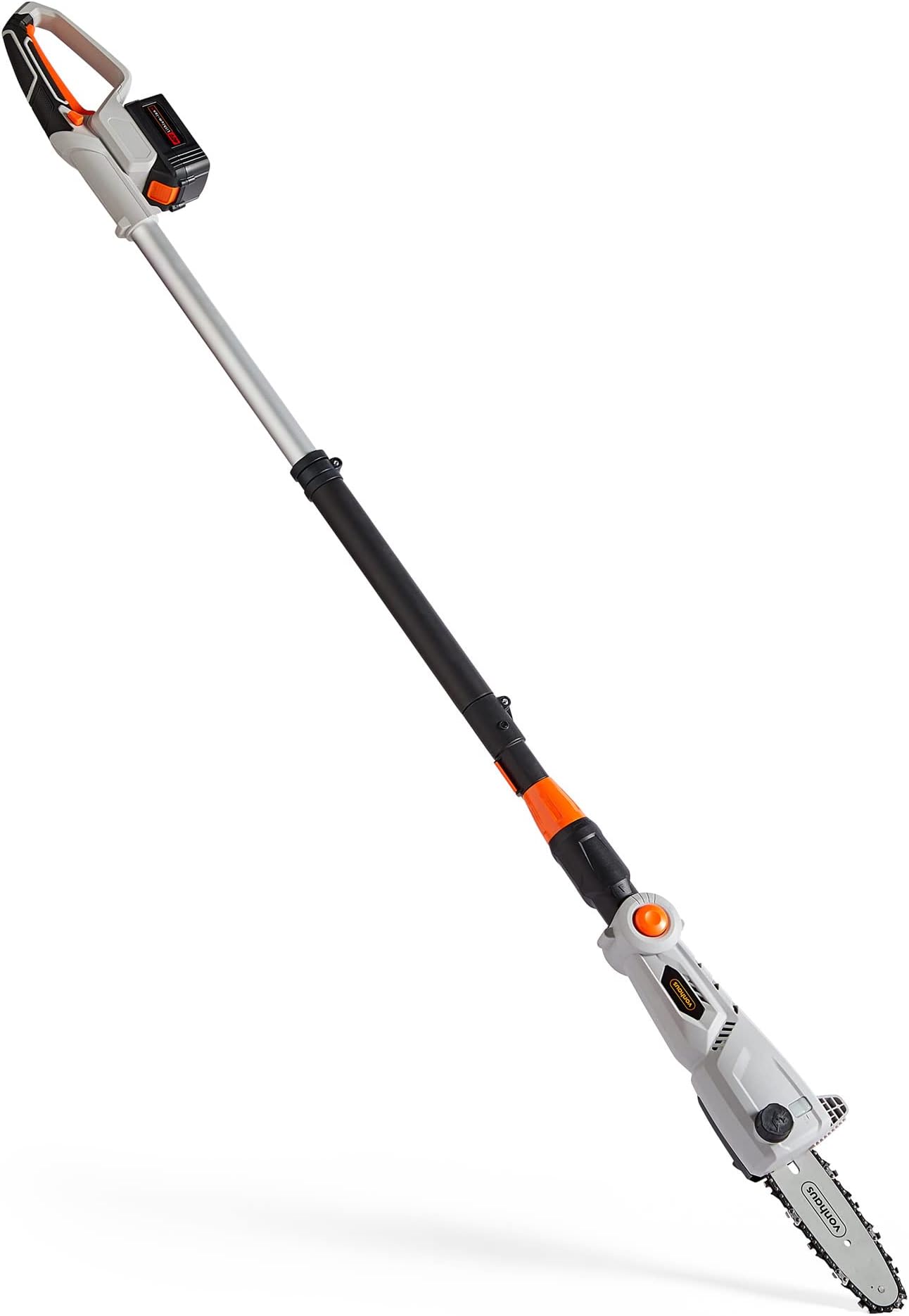 BLACK+DECKER Pole Saw, 800W, Corded, 25cm Pole Length, Pivoting Head
