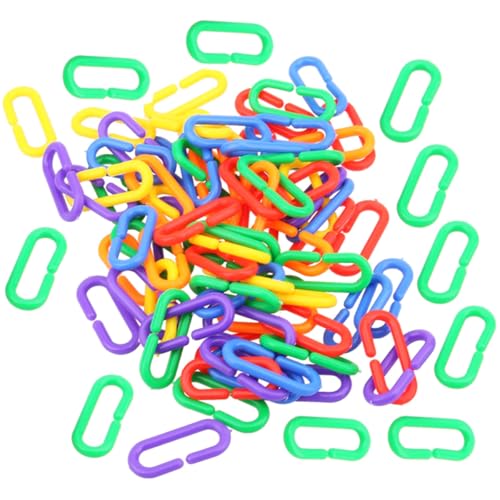 UTHCLO 100����ʐF���p�`�F�[�������N �v���X�`�b�N�`�F�[���N���b�v ��������DIY�\ �������A�N�Z�T���[ �y�b�g�V�� ���̊����X�y�[�X