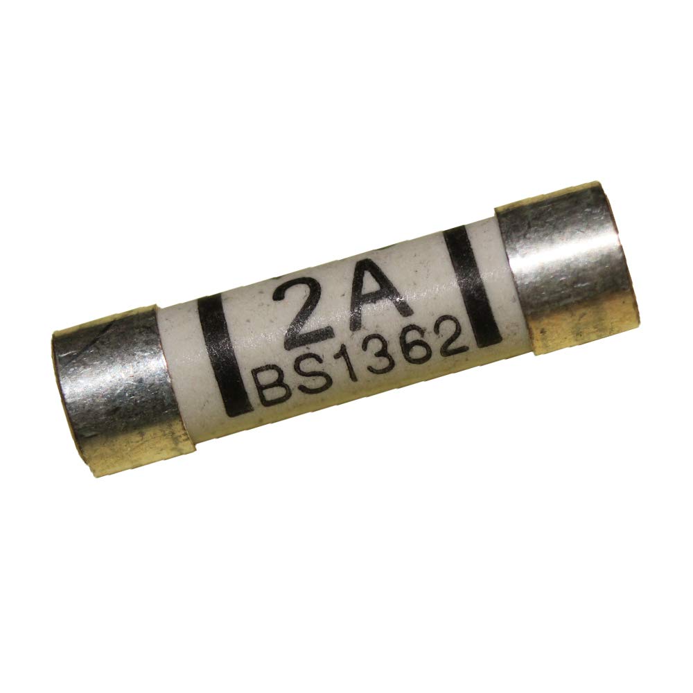 UKCABLE-TIES Domestic Plug Fuses 1A 2A 3A 5A 7A 10A 13A Ceramic Household Mains Plug Top Fuses Electrical Cartridge Fuses (2A - 10x)