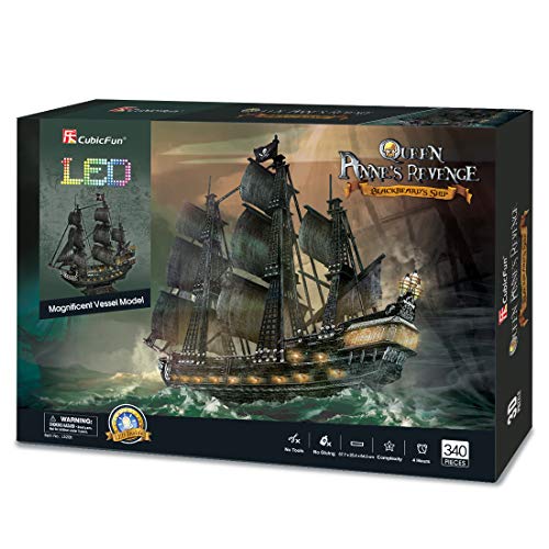 CubicFun 3D Puzzle - Queen Anne's Revenge - Image 6