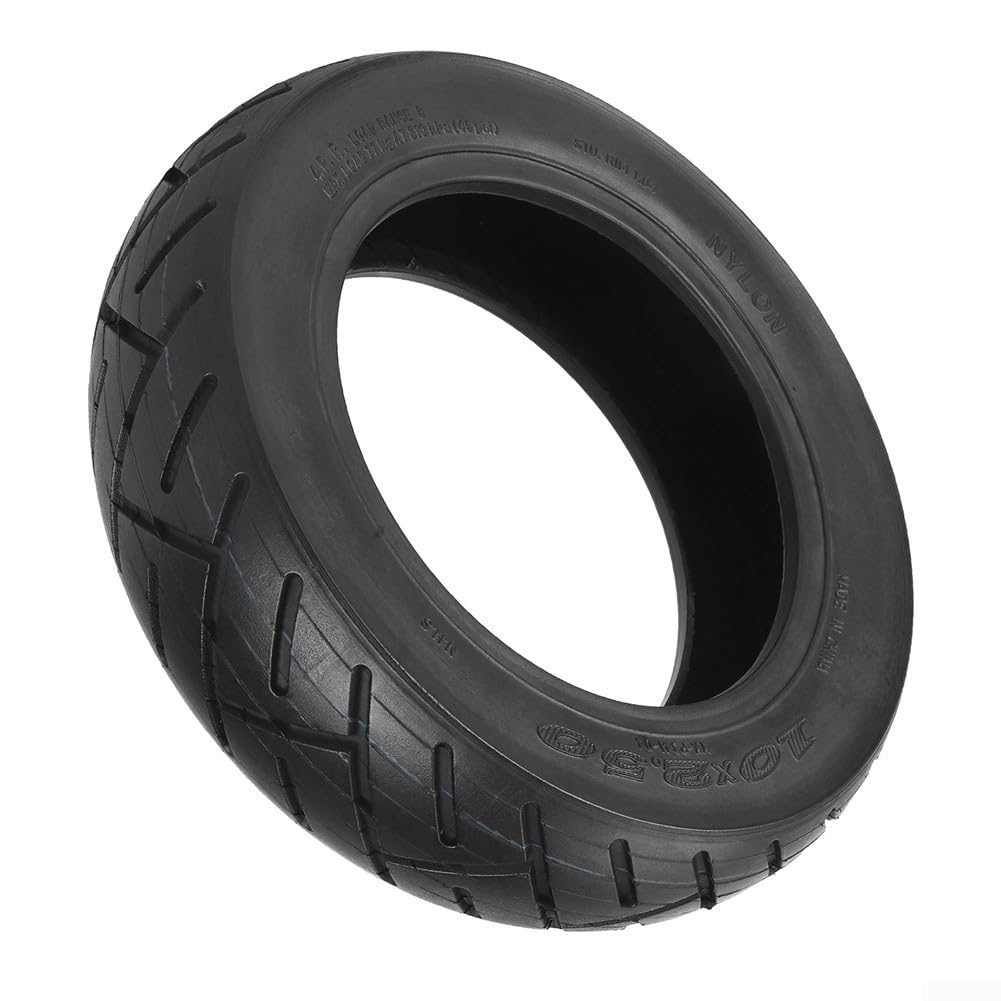Neumático Tubeless Scooter Eléctrico, Neumático Só Neumático sin cámara, 10 Pulgadas, 10 x 2,50, neumático de Caucho de Repuesto for autoreparación sin cámara