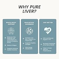 Vista 4 de Organic Collagen Australia B12 Energy Support Pure Liver Capsules, 120