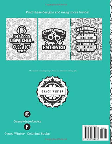 Dispatcher Adult Coloring Book: A Funny & Snarky Gift For Dispatchers image 3