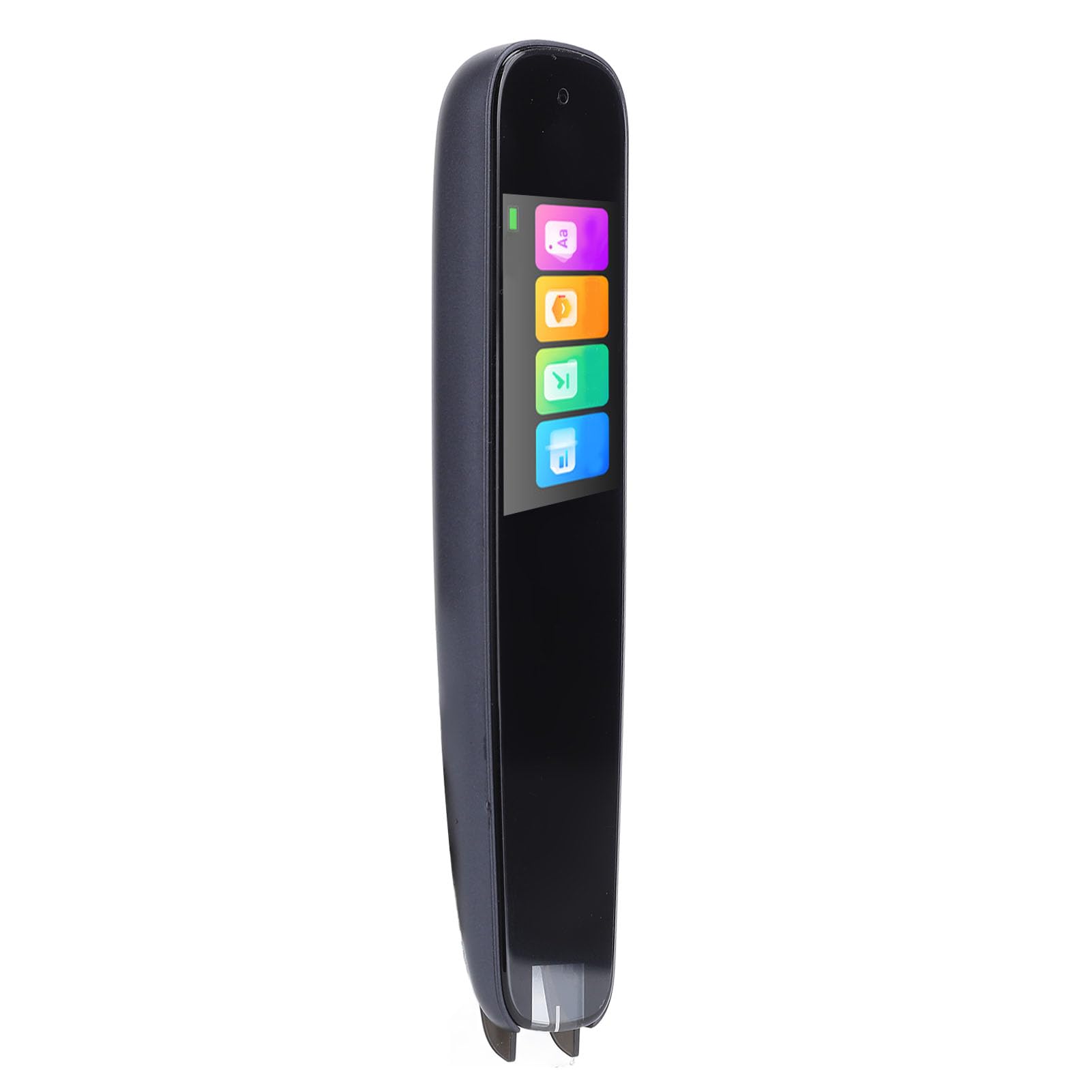 SIXRUN Penna Scanner Lettore Traduttore Linguistico Penna Traduzione Digitale con Schermo HD 1.97" Aspetto Metallico Copripolvere per Bambini Studenti Viaggiatori Biblioteca Aula Ufficio