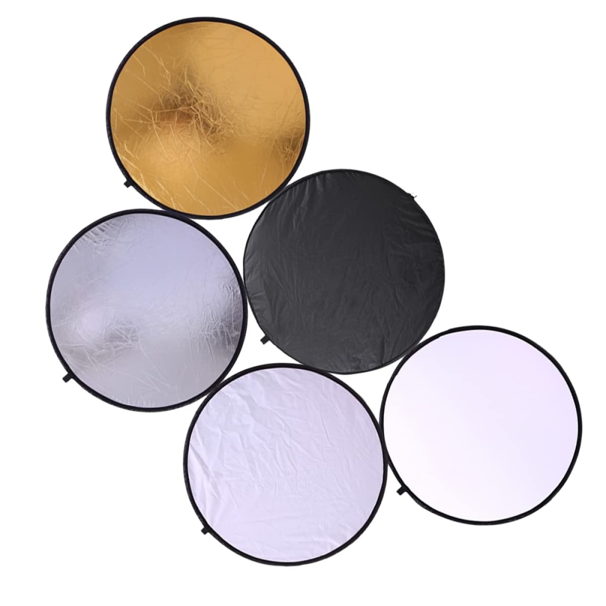 KONTONTY 1 Set 60cm Reflector Light Reflector Reflective Board for Cosmetics Portable Photography Diffuser Photography Reflector Disc Foldable Light Diffuser Board Nylon Steel Wire