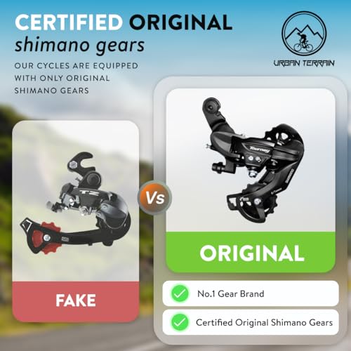 Image of Urban Terrain Mutant 27.5 inch Cycle /Bicycle Steel MTB (21 Speed) Gear Bicycle for Men /Boys with Front Suspension & Dual Disc Brake Mountain Bike | Ideal for 15+ Years, Frame Size : 17 inch (Blue)