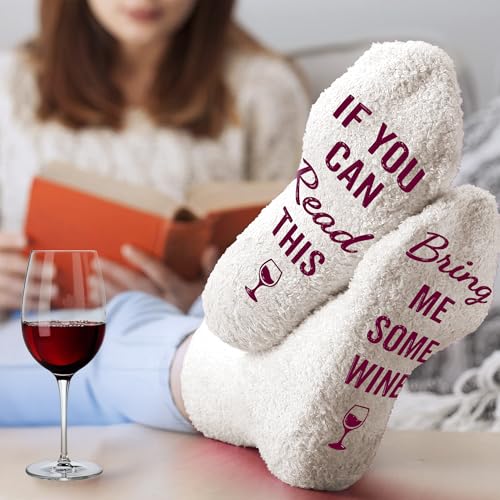 Image of VICRAZY Wine Gifts for Men, Women - Funny Socks - Gifts for Lovers - Stuff, Stocking Stuffers