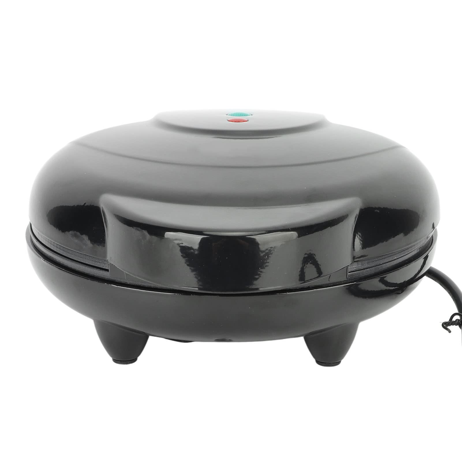 Donut Maker, 1000W Antiadhésive Mini Donut Maker Machine Double Face Heating Electric Donut Maker, Fait 7 Donuts, pour Enfants Petit Déjeuner Collations Desserts (Noir)