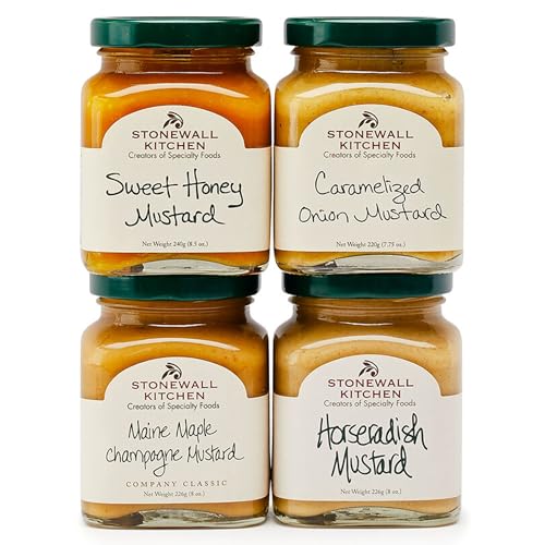 Stonewall Kitchen, Mustard Collection, 4-Piece Gift Set