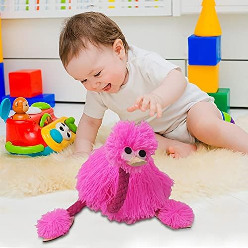 pologmase Puppet Ostrich On Strings - Novelty Ostrich Puppet Toy | 5 Colors Ostrich Puppets Hand Marionette Puppet Children's Wooden Colorful Puppet Doll Parent-Child Interactive Toys