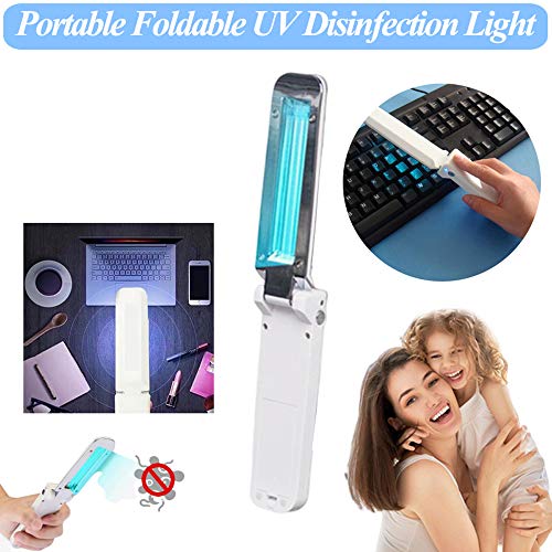 Koneksy Lámpara De Esterilización Germicida De Ozono Portátil Con Batería/Usb Con Interruptor Automático Para Uso De Oficina En El Hogar Del Hotel De Viaje