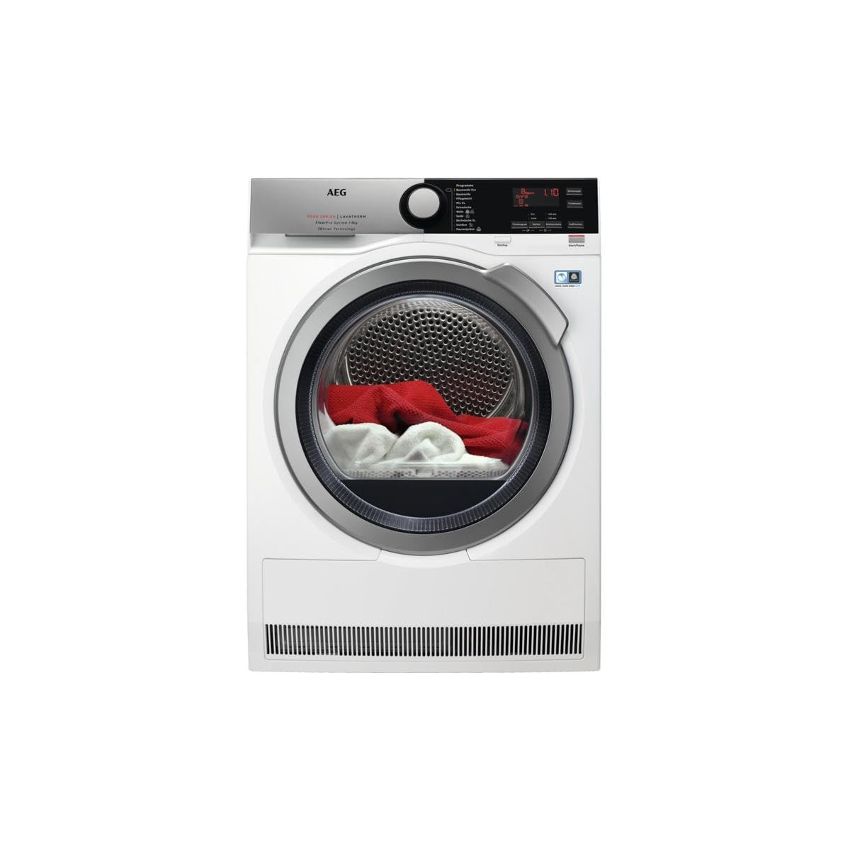 Aeg T9DE79685 Wärmepumpentrockner / 3D Scan - Trocknet Nachhaltiger/FiberPro – Punktgenaue Trockenergebnisse / 8