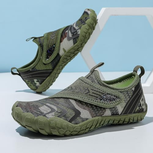 Image of UBFEN Kids Water Shoes for Boys Girls Quick-Dry Swim Aqua Socks | Lightweight, Barefoot-style, Perfect for Water parks, Beach, Pool, Kayak, Creek Hiking, Camping, Toddler, Little Kid, Big Kid