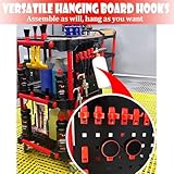 Utility Cart,Auto Detailing Tool Cart with 2 Tool Hanging Board,3-Tier Utility Rolling Cart Tool Storage,Car Cleaning Storage for Garage DIY Home Studio Projects,Storing Your Tools (Standard) - Image 5