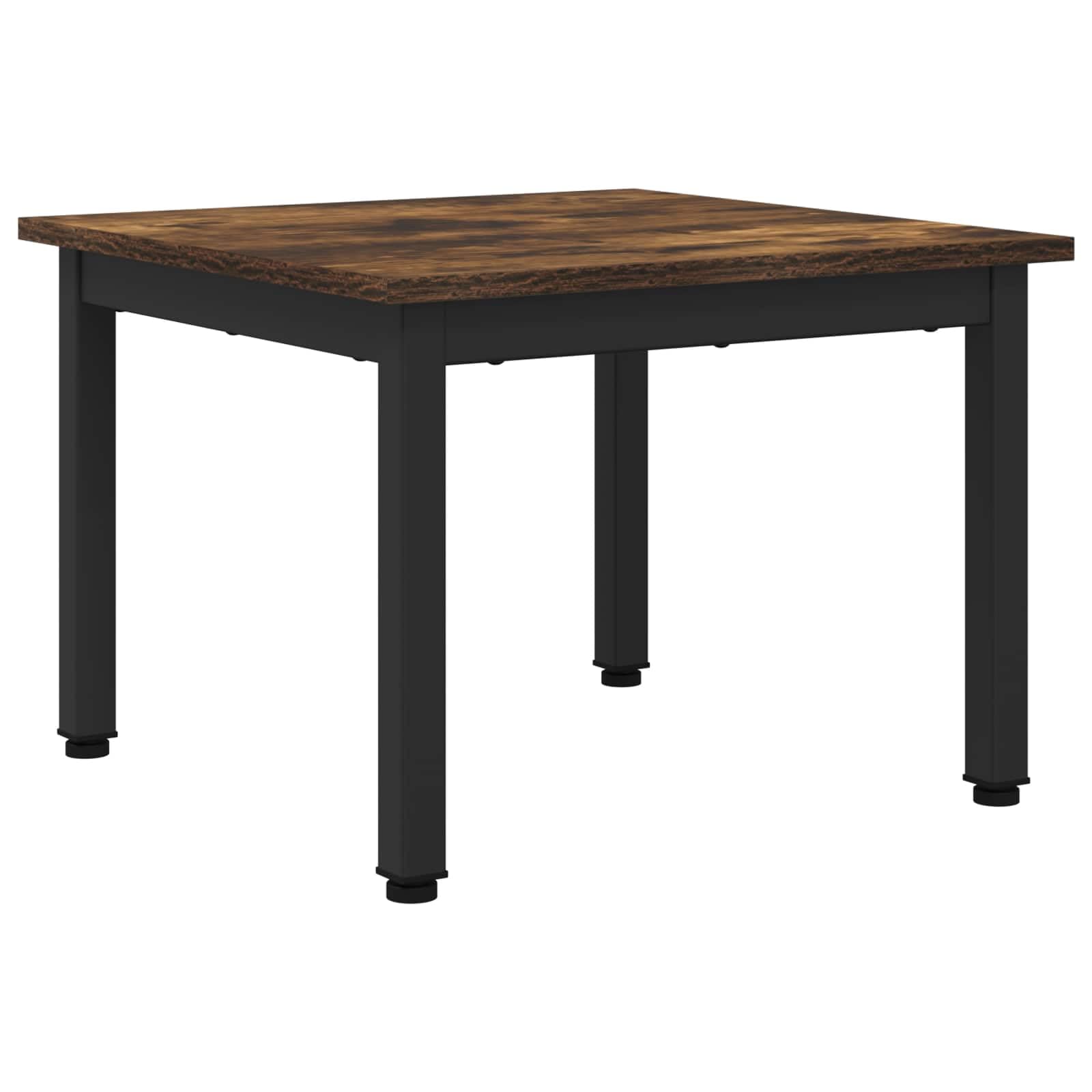 Hothingwell Couchtisch, Holz, 50 x 50 x 36 cm | Minimalistisches Design, robuste Metallbeine, glatte Oberfläche, einfache Pflege mit feuchtem Tuch