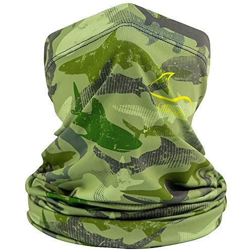CRUSEA Neck Gaiter Face Mask UPF 50+ UV Sun Protection Buff Bandanna Rag Headwear Sun Mask for Men & Women for Fishing Hiking Hunting Kayaking Running Cycling Walking Fit to All