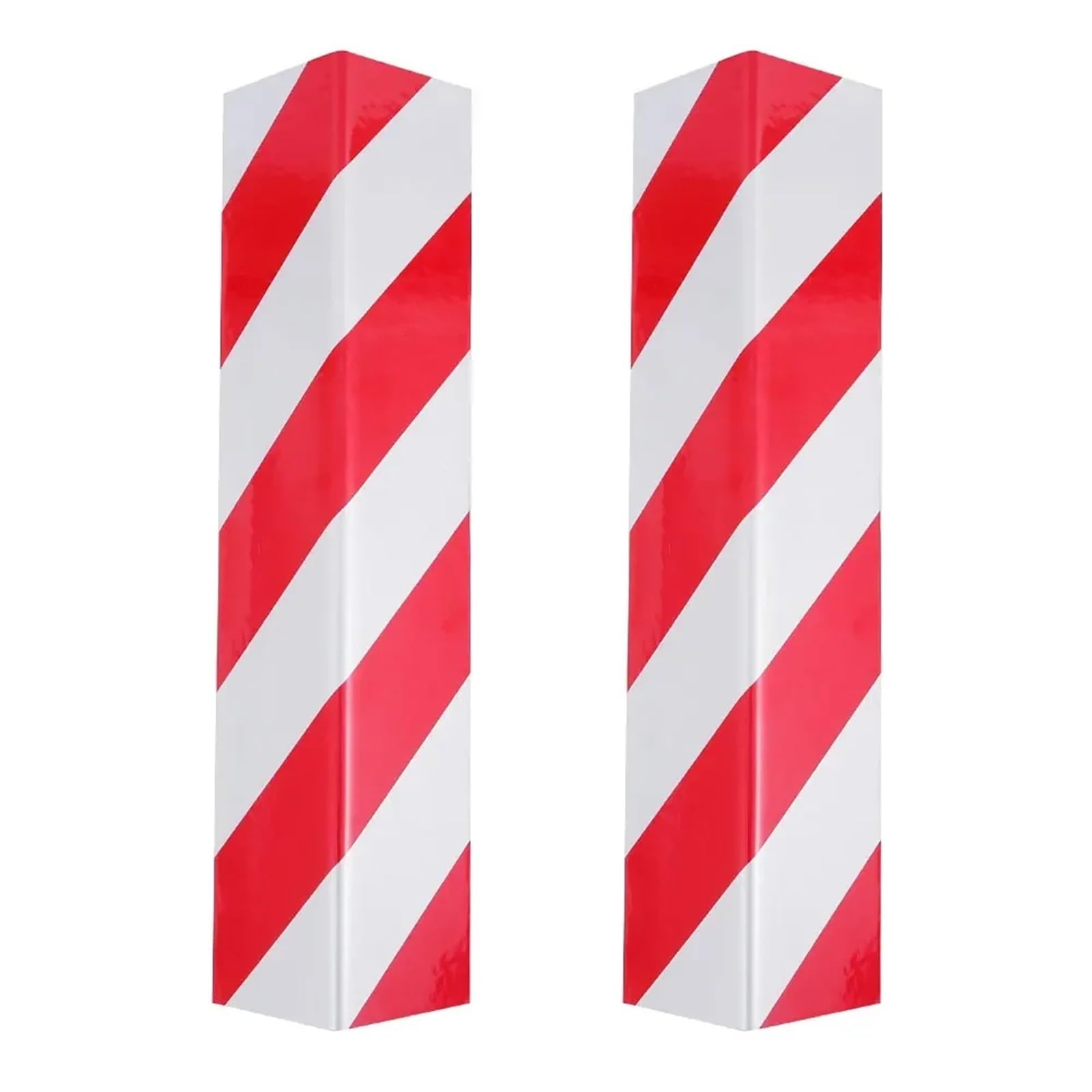Protectores de Parachoques de Espuma para Coche, Etiqueta engomada del Guardia Parachoques de la Esquina Borde Espuma Pared y Columna Garaje for los Coches Multicolores(Red 4pcs)