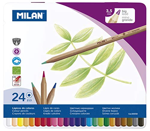 Milan 80058 - Lápices, 24 unidades