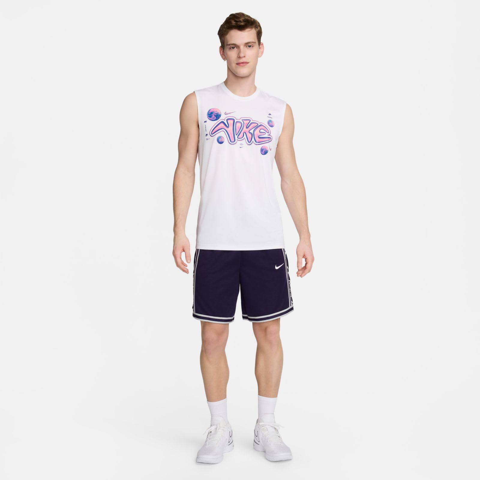 NIKE Top Mężczyźni Herren Dri-fit Tee Rgld Sl Og Su24