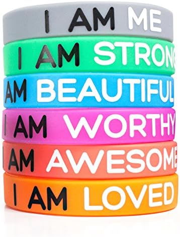 Cute Sayings For Bracelets Solza Braccialetti In Silicone Motivazionali Set Di 6 Braccialetti In  Silicone, 6 Colori E 6 Messaggi Diversi Che Daranno Luce Alla Tua Giornata  | Taglia Unisex Adulti, 20 Cm X 1,2 Cm | Non Tossic : Amazon.it: Gioielli