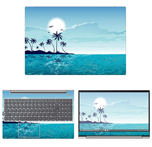 Decalrus - Protective Decal Beach Skin Sticker for Lenovo IdeaPad S340 15