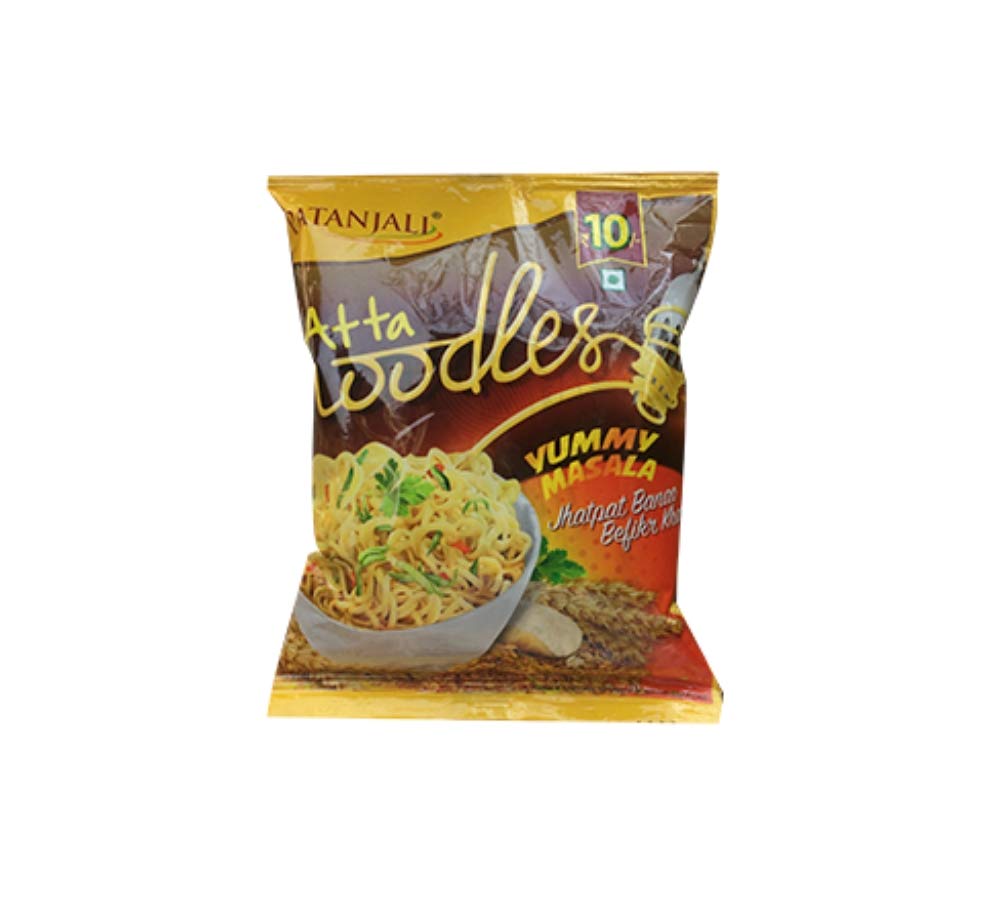 PatanjaliBaba Ramdev ATTA NOODLES YUMMY MASALA(Pack Of 5) Delicious, Tasty and Healthy noodles,60gm