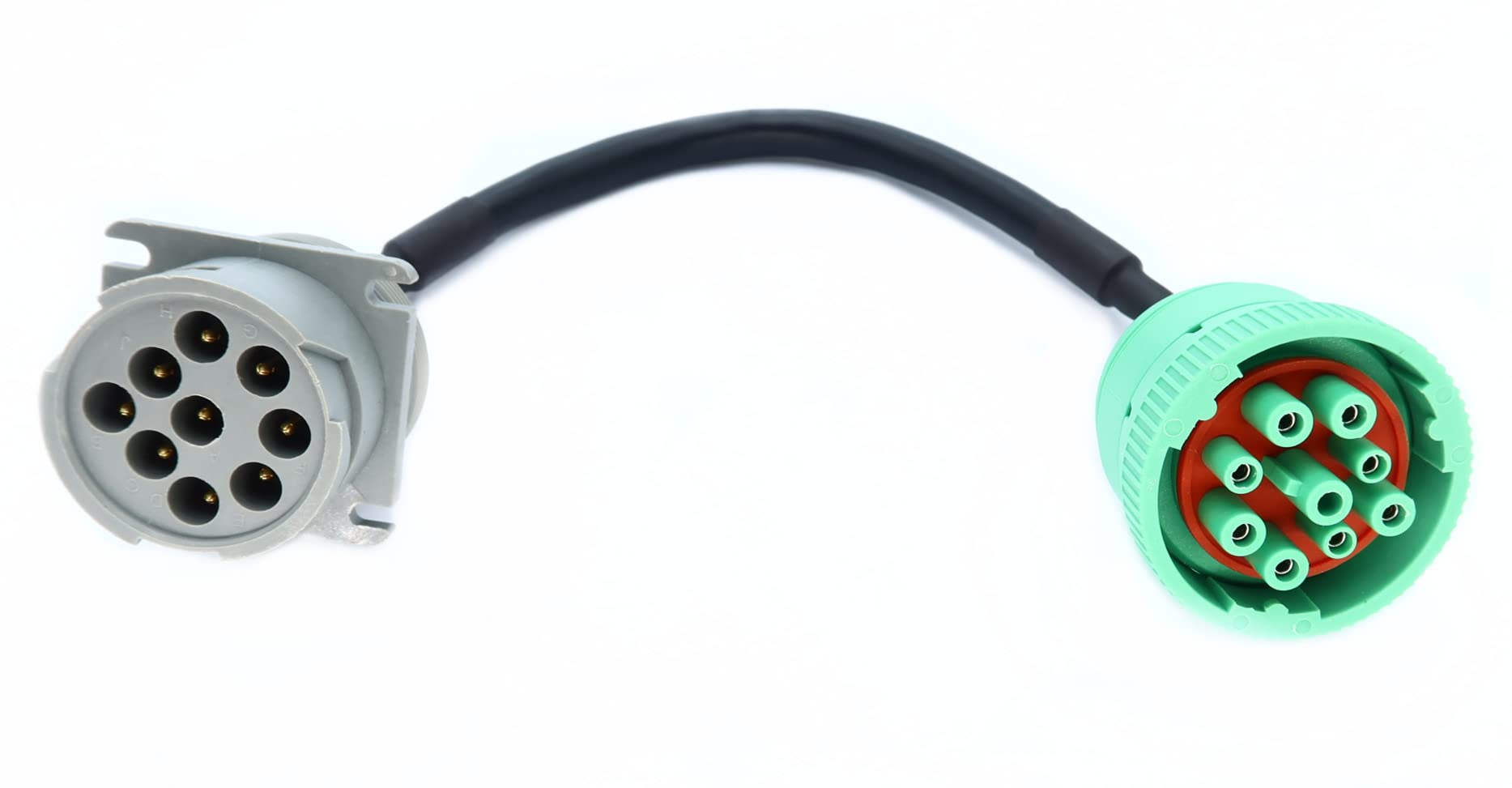 Amazon.com: MITOB 9Pin J1939 Green Type-2 to Cat 9Pin Converting