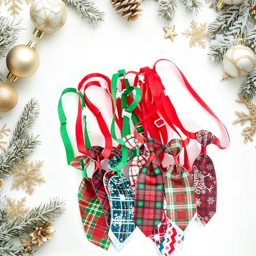 10 Corbatas Navideñas para Perros Pequeños y Medianos miniatura 5
