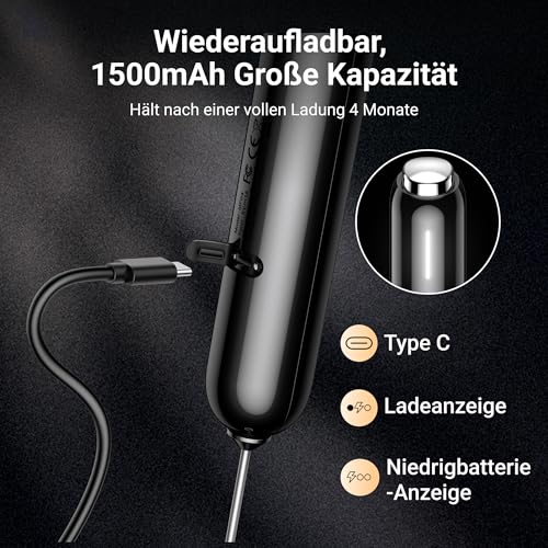 Typhur InstaWhisk Milchaufschäumer Elektrisch mit Variabler Geschwindigkeit – Bild 5