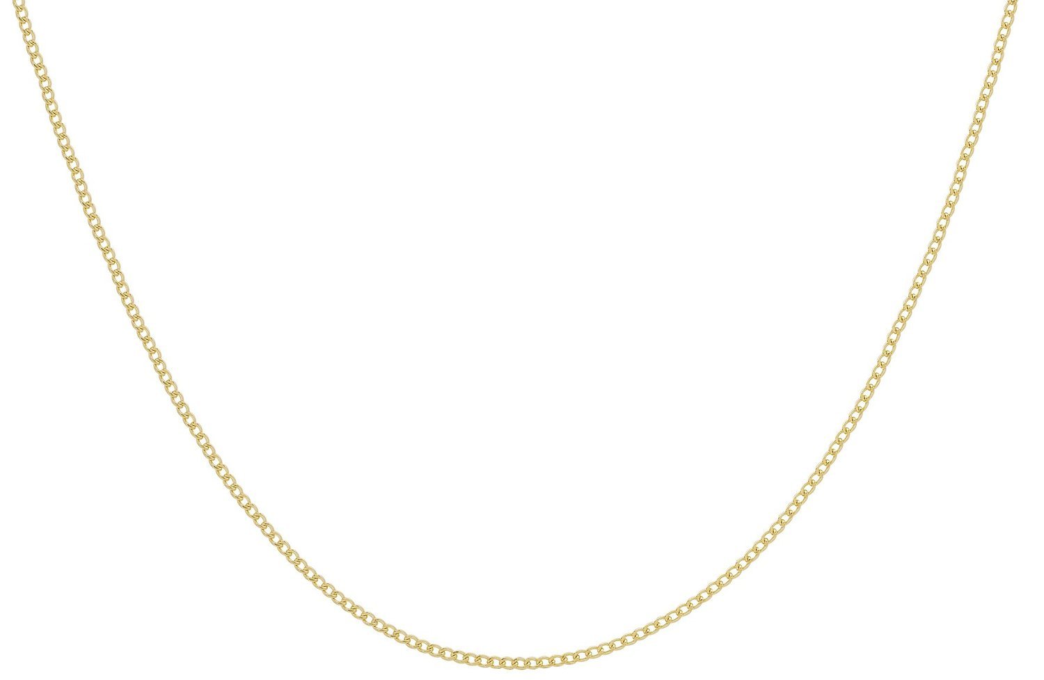 14 Karat 585 Gold Panzerkette Gelbgold Unisex Kette - Breite 2.3 mm