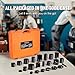 VEVOR Ball Joint Press Kit, 25 pcsTool Kit, C-Press Ball Joint Remove and Install Tools, for Most 2WD and 4WD Cars, Heavy Duty Ball Joint Repair Kit for Automotive Repairing