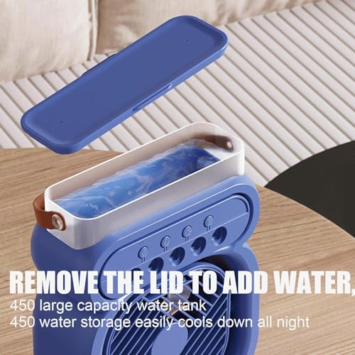 Ventilateur de brume de table rechargeable idéal pour bureau et chambre - 8