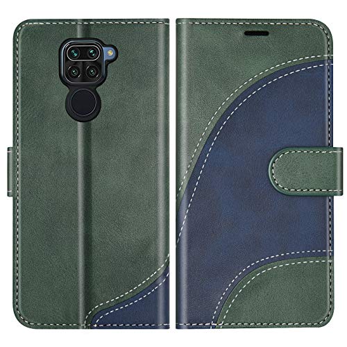 BoxTii Coque pour Xiaomi Redmi Note 9 / Redmi 10X 4G, Portefeuill...