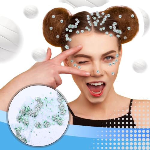 Image of Weysat 60g Mini Volleyball Polymer Clay Slices 0.2 Inch Tiny Clay Volleyball Pieces Sports Sprinkles Ball Confetti for Clips Nail Art DIY Craft Party Decoration Favors for Team Sports Lover