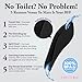 VENUS TO MARS Female Urinal | Female Urination Device | Womens Pee Funnel for Camping - Car - Travel - Festivals - Porta Potty - Outdoor Activities (Black)