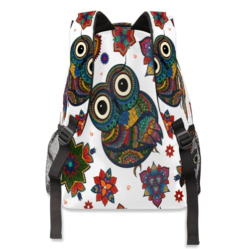 Sac à dos d'école chouette 21L voyage décontracté ordinateur fille garçon - 5