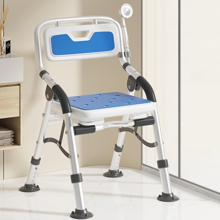 Chaise de bain mobile pliante et réglable - Modèle B