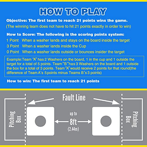 Quality Outdoor Solid Wood Washer Toss Game Set - Mahogany #TOP6