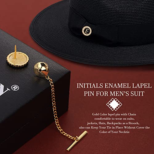 Hawson Tie Clips For Men, Cufflinks For Men, Tie Tack & Lapel Pins For Men, Suitable For Neckties And French Cuff Or Dress Shirt Suits, Jewelry Box Packed, Initials Designed. #TOP4