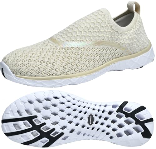 Image of Men's Quick Drying Aqua Water Shoes,3-Second Drainage & All-Terrain for Swimming,Hiking,Yoga