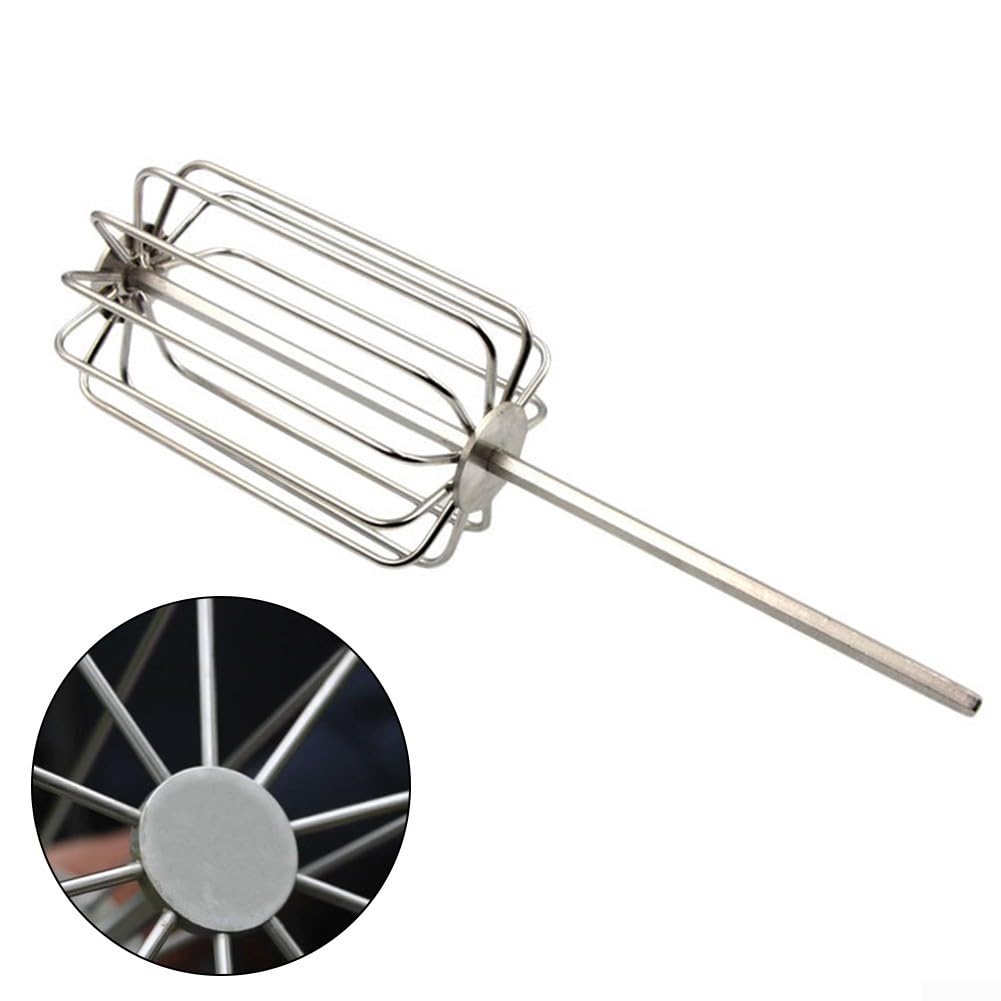 Mezcla sin esfuerzo con 11 cuchillas de acero inoxidable mezclador de cebo de tierra, ideal para pesca de carpas