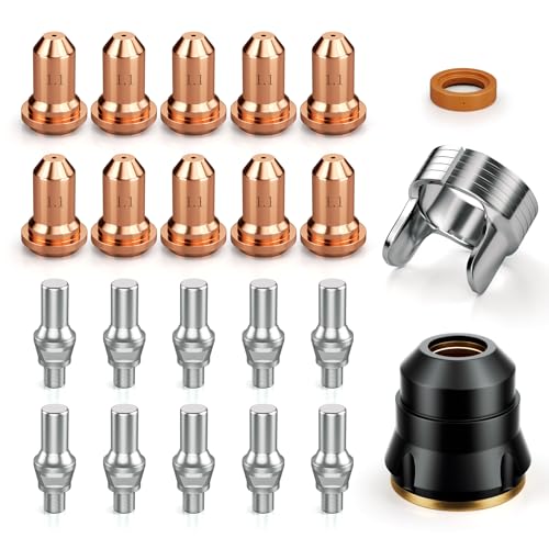 ARCCAPTAIN 23Pcs IPT60 Plasma Cutter Torch Consumables, .045