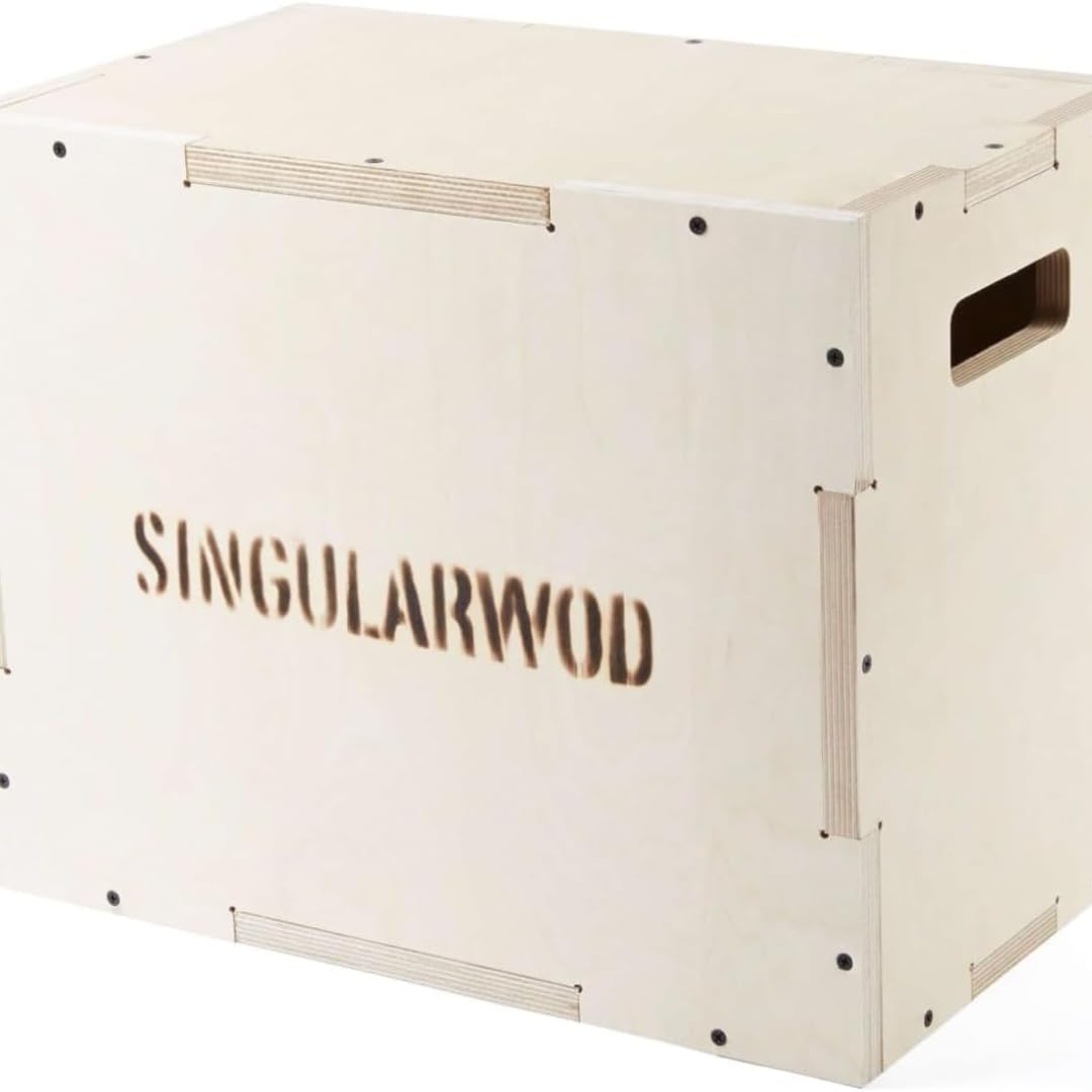 SINGULARWOD Cajón Pequeño Pliométrico Eucalipto. Cajon Pliometrico. Steps Fitness Cajón de Salto Crossfit. Steppers Crossfit. Cajon de Salto. Plyo Box, Jump Box Cross Training. Cajon Crossfit